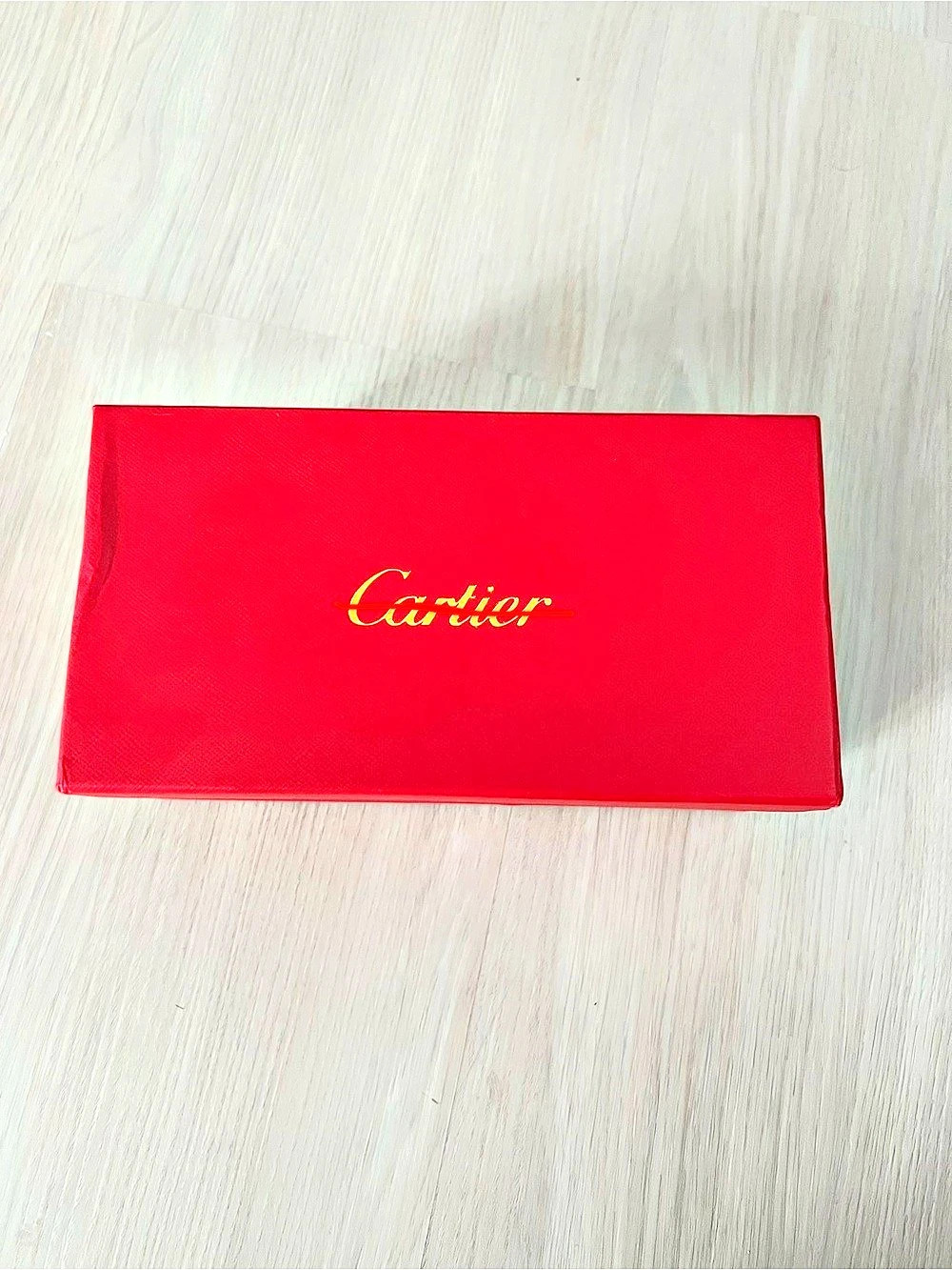 Cartier Eyeglasses Case Set in Red New